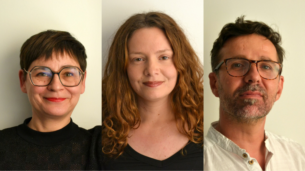 Coralie Bonnefoy, Benoît Gilles et Clara Martot Bacry